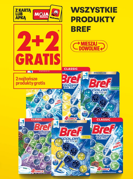Wszystkie produkty Bref (2+2 GRATIS)