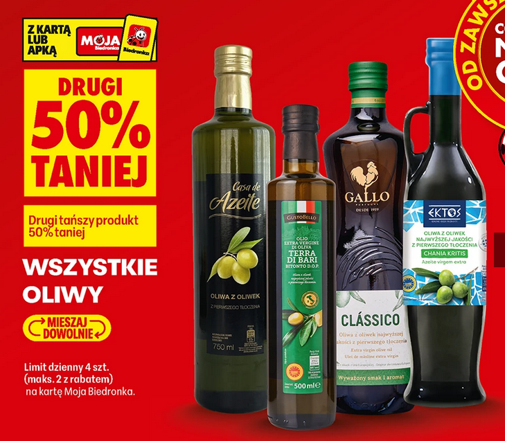 Wszystkie oliwy (druga butelka 50% taniej)