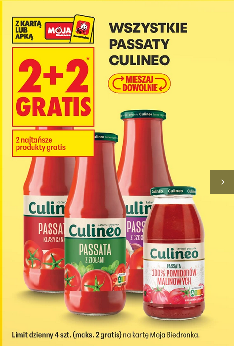 Wszystie passaty CULINEO (2+2 GRATIS)