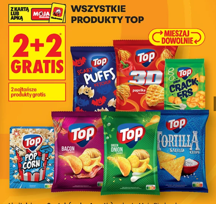 Wszystkie produkty marki TOP (2+2 GRATIS)