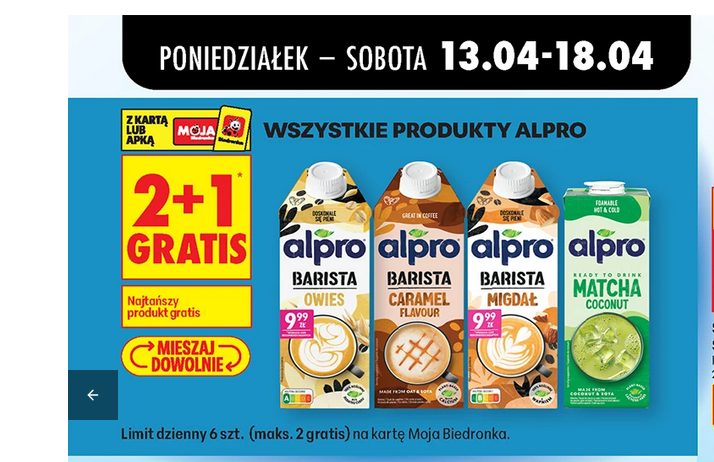 Wszystkie produkty ALPRO (2+1 GRATiS)