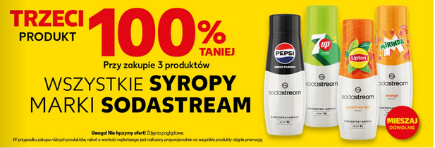 Wszystkie syropy Sodastream (2+1 GRATIS)