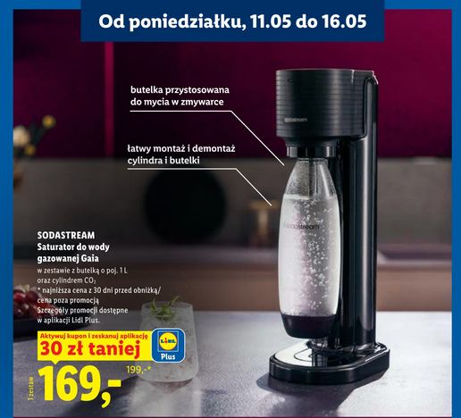 SODASTREAM Saturator do wody gazowanej GAJA