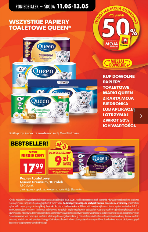 Wszystkie papiery toaletowe Queen