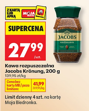 Kawa rozpuszczalna Jacobs Kronung, 200g