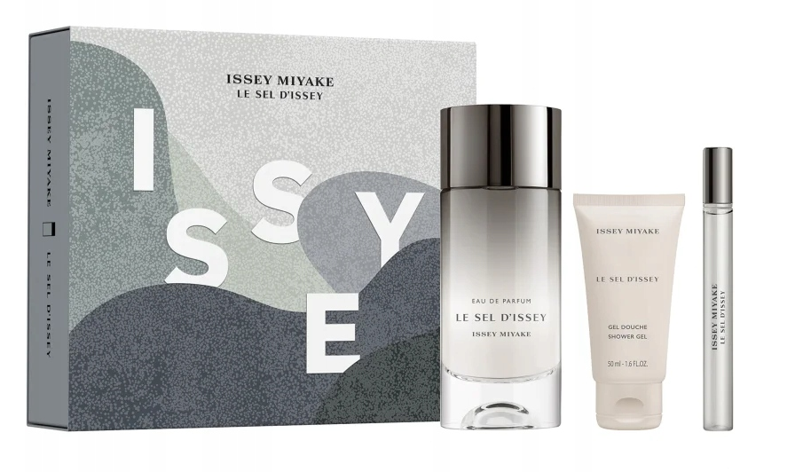 Zestaw Issey Miyake Le Sel d'Issey, EDP 100 ml + EDP MINI 10 ml + SG 50 ml