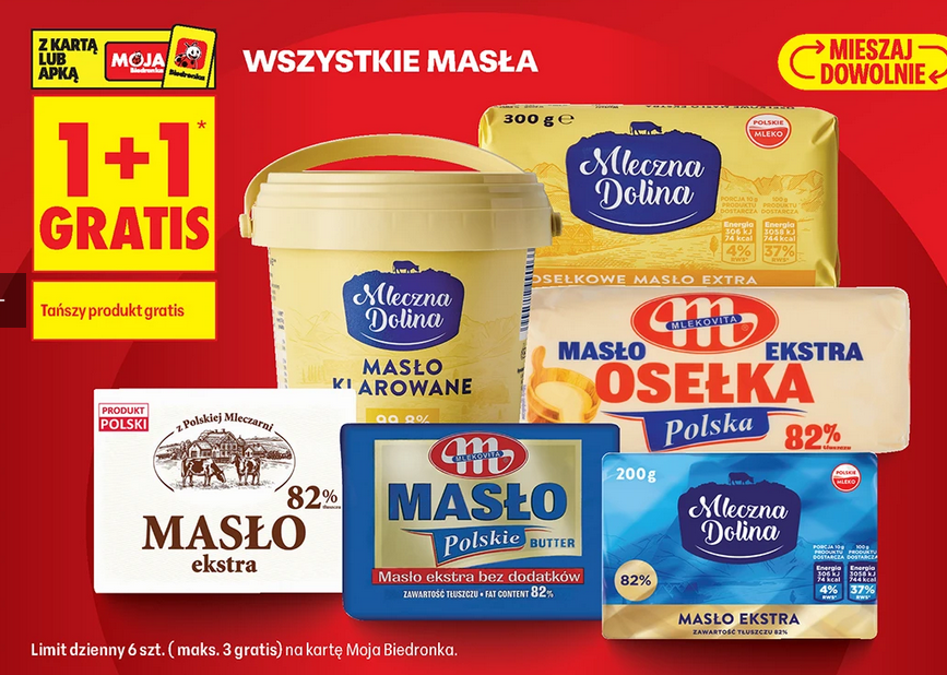 Wszystkie masła (1+1 GRATiS)