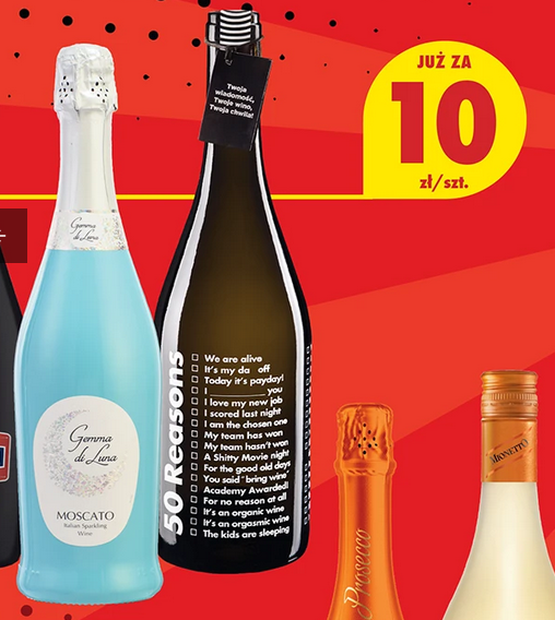 Wino musujące Gemma Di Luna Moscato, 750 ML