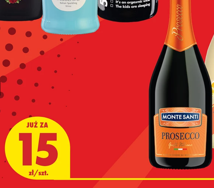 Wino musujące PROSECO Monte Santi, 750 ML