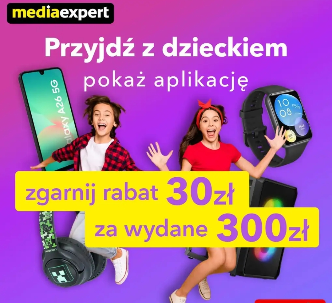 MediaExpert - 30zl rabatu za wydanie 300zl