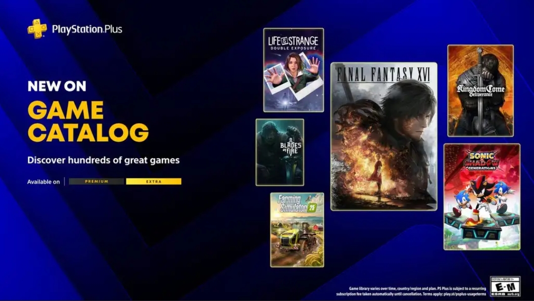PS Plus Extra/Premium Czerwiec: Final Fantasy XVI, Sonic X SG, Kingdom Come, Life is Strange, Farming Simulator 25