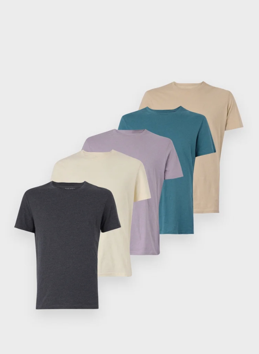 5 sztuk -  T-shirt męski Pier One