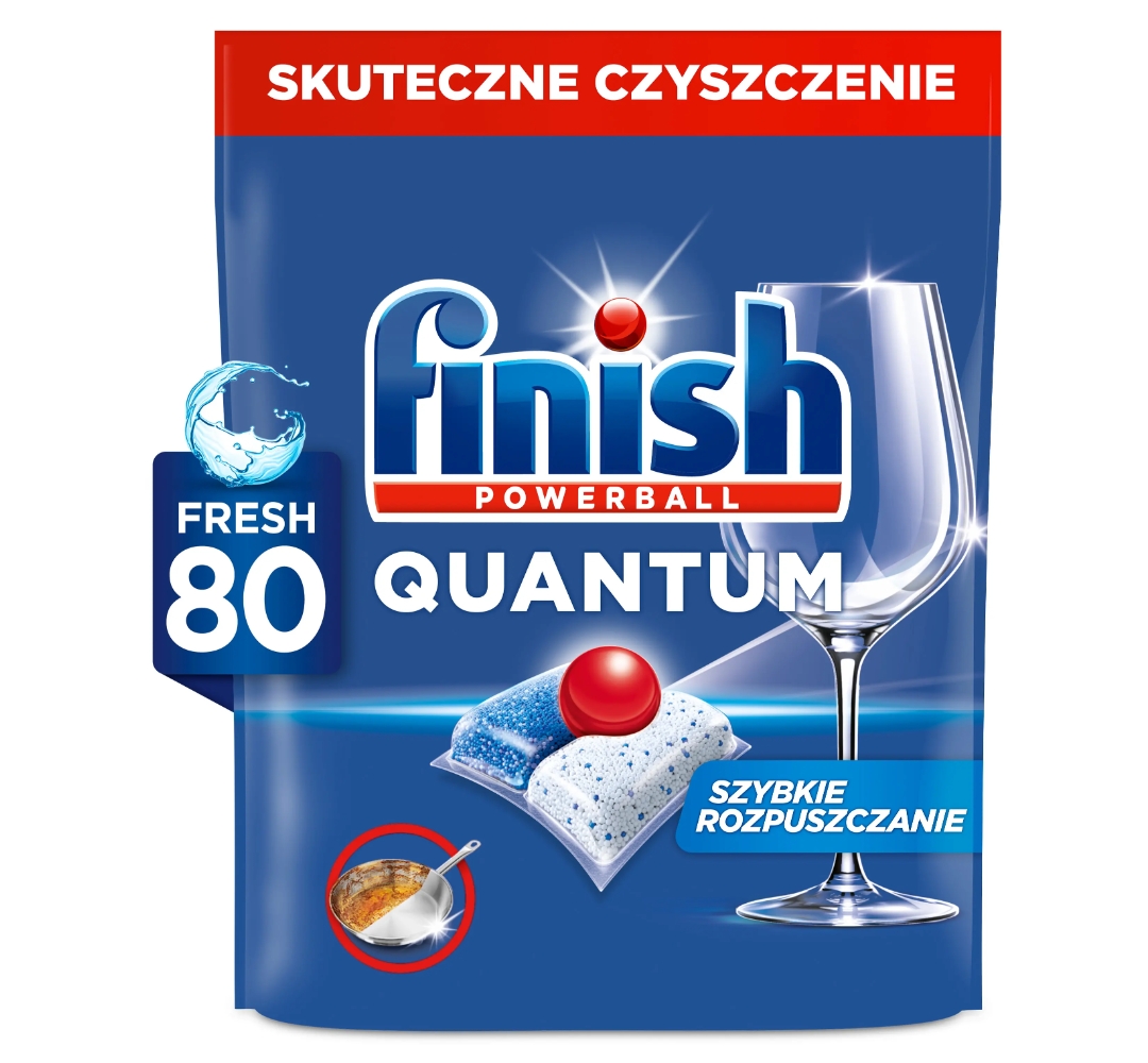 Kapsułki do zmywarki Finish Powerball Quantum 80szt.