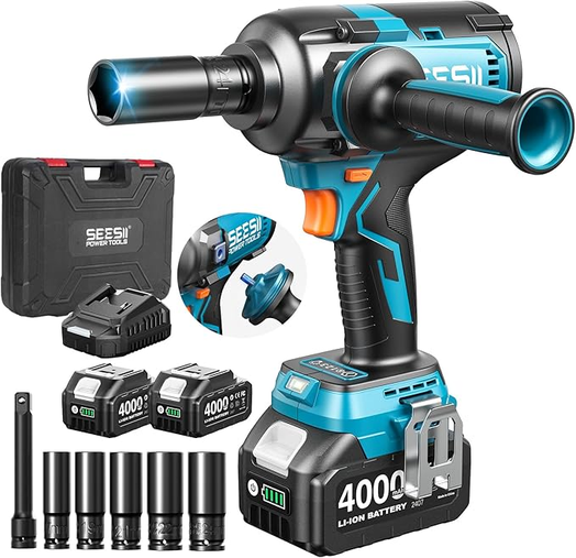 Klucz udarowy bezprzewodowy Seesii 1/2" 1200 N·m Amazon