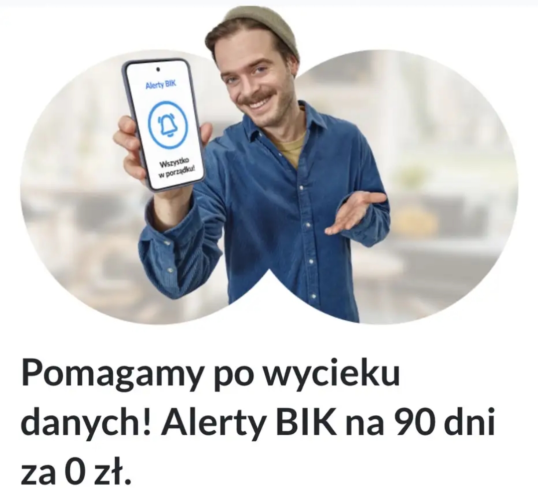 Alerty BIK na 90 dni za darmo