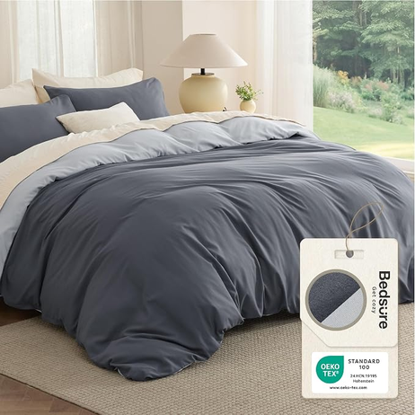 Poszewka na kołdrę Bedsure 220 x 240 cm z mikrofibry Amazon