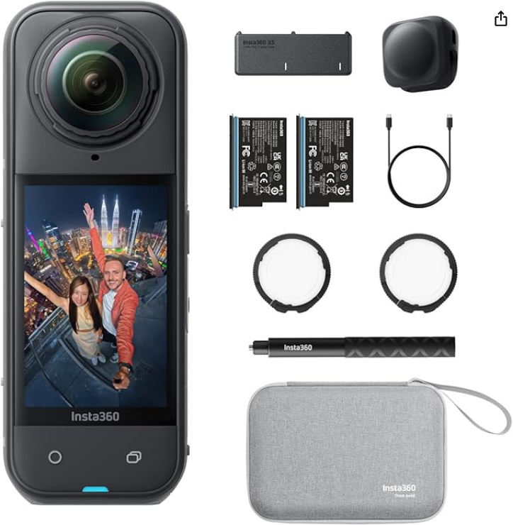 Insta360 X5 Essentials - wodoszczelna kamera 8K 360° Amazon