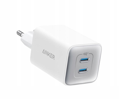Ładowarka sieciowa USB C 47 W Anker 523 Nano 3 GaN 2 porty biała Allegro