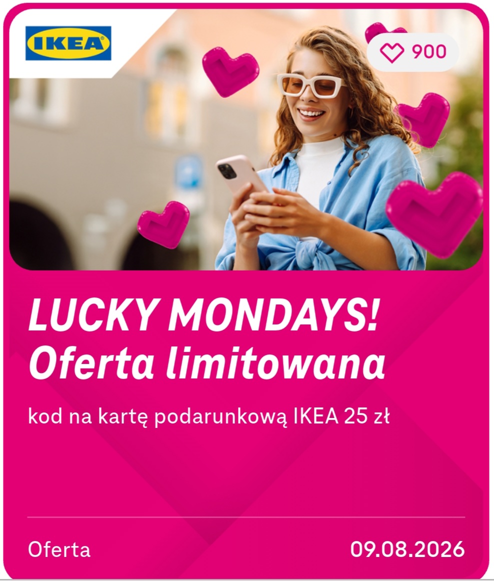 Darmowy kod na kartę podarunkową IKEA 25zł