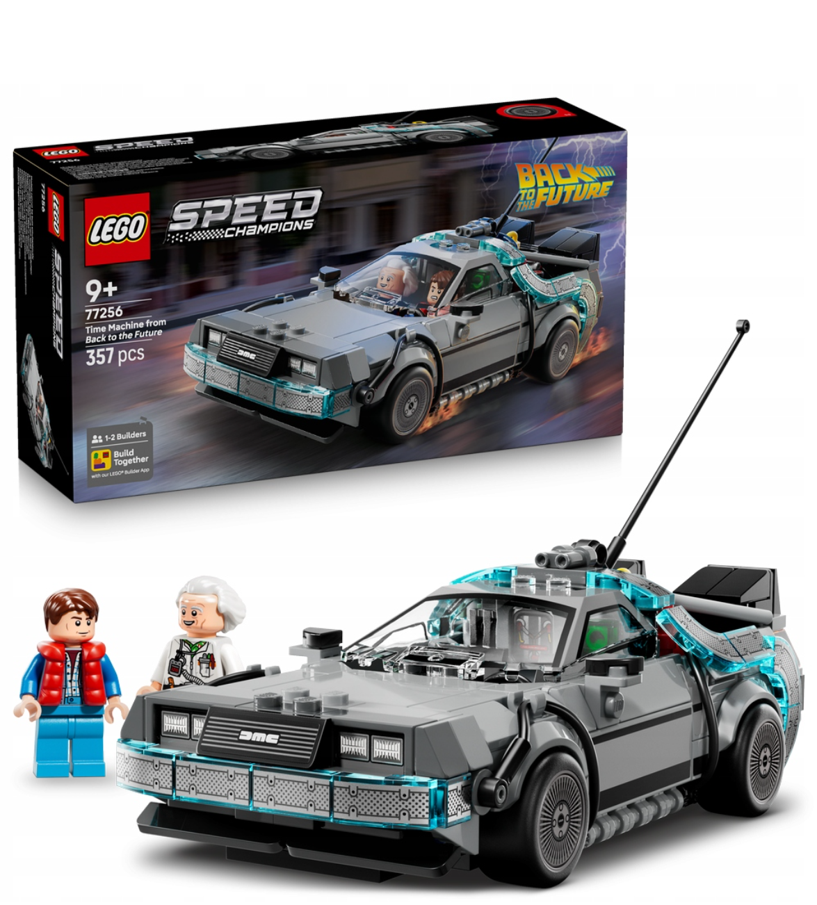 LEGO Speed Champions 77256 Wehikuł czasu z Powrotu do przyszłości klocki