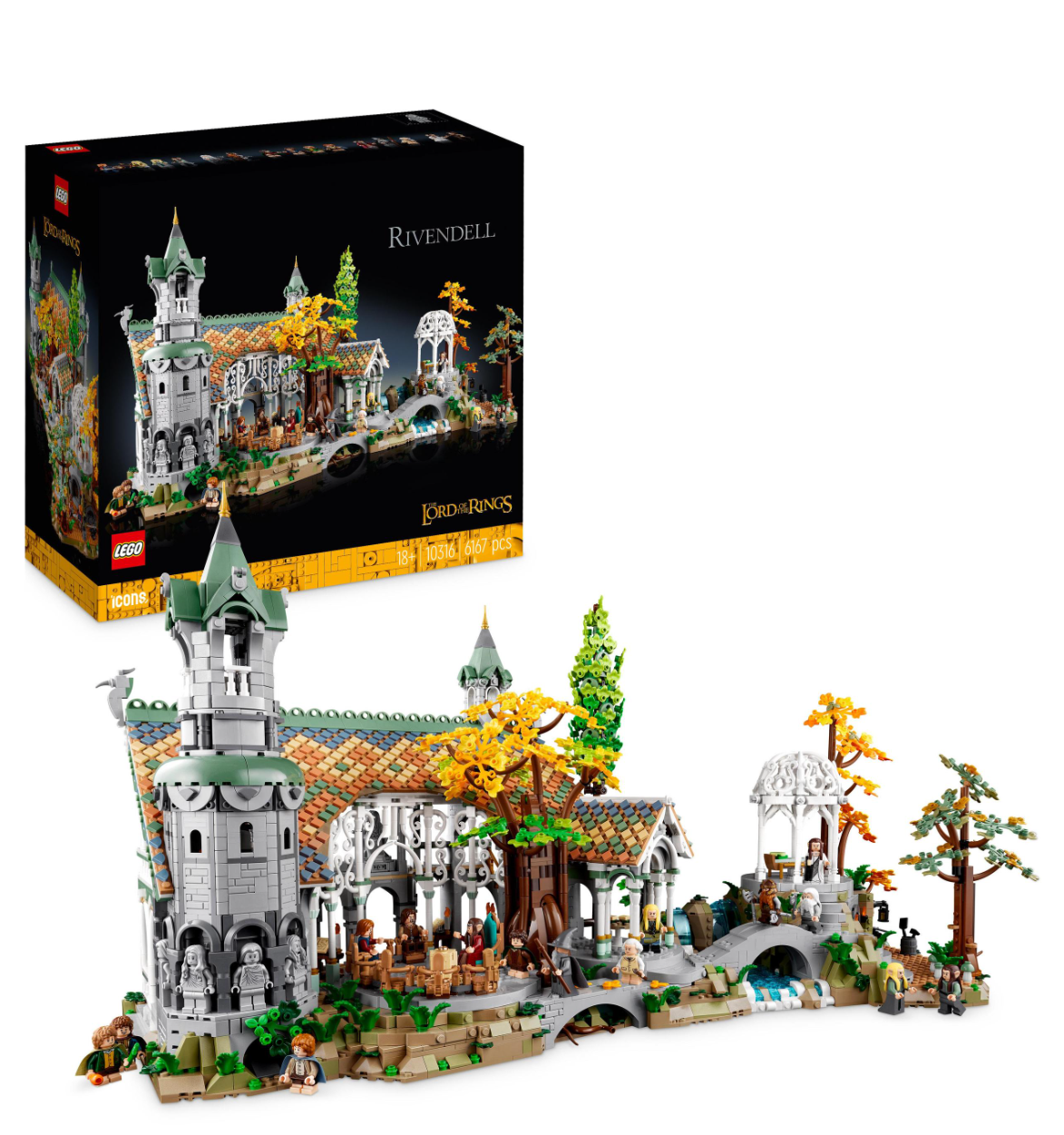 Klocki LEGO Icons Władca Pierścieni: Rivendell 10316