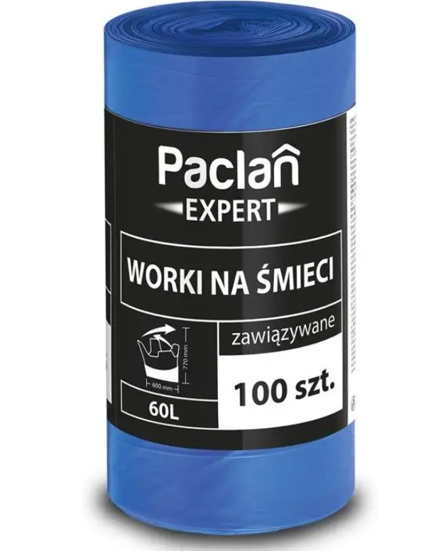 PACLAN Expert Worki na śmieci 60L 100szt. Inne rozmiary w opisie