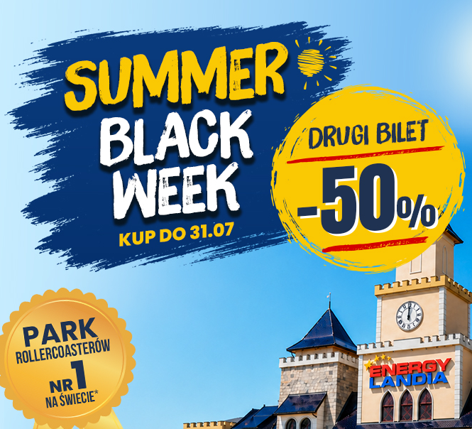Drugi bilet 50% taniej - Energylandia