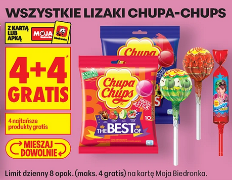 Wszystkie lizaki CHUPA-CHUPS (4+4 GRATiS)