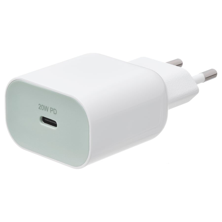 Ładowarka USB-C: IKEA SJÖSS z 1 portem 20 W, z funkcją szybkiego ładowania