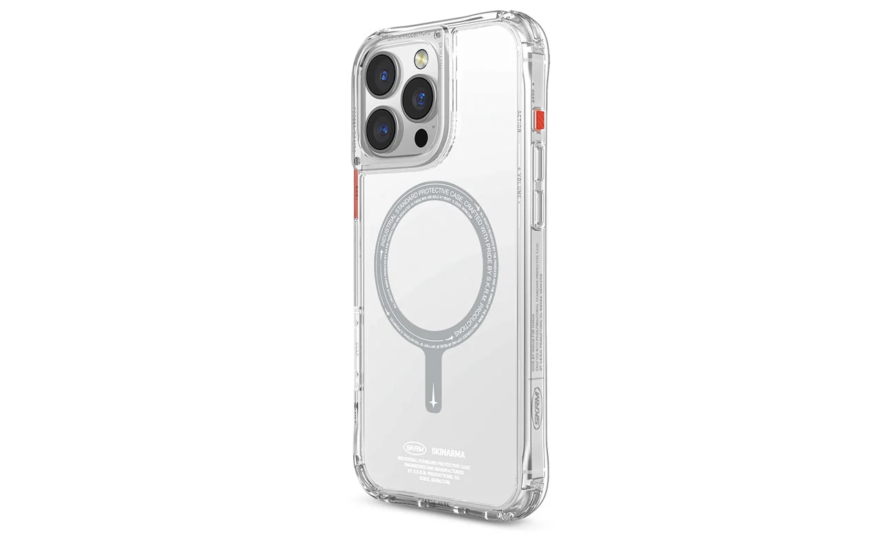 Etui  Skinarma Saido do iPhone 16 Pro 6.3" Magnetic Charging clear