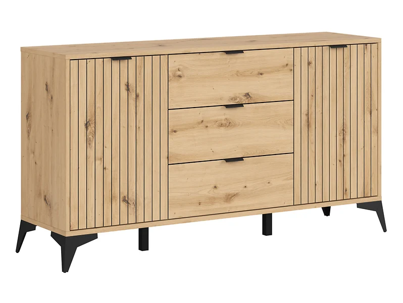Komoda Lamea 150 cm z 2 drzwiami i 3 szufladami