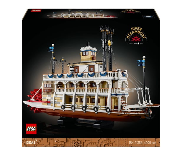 LEGO Ideas 21356 Parowiec rzeczny (Elementów 4090)