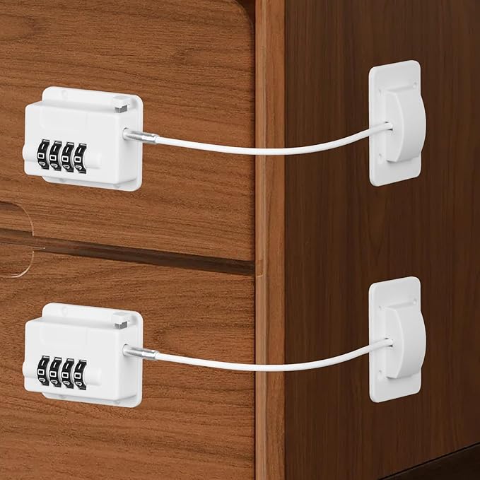 AYESY blokada zabezpieczająca do okien, drzwi i lodówki 2 szt.
