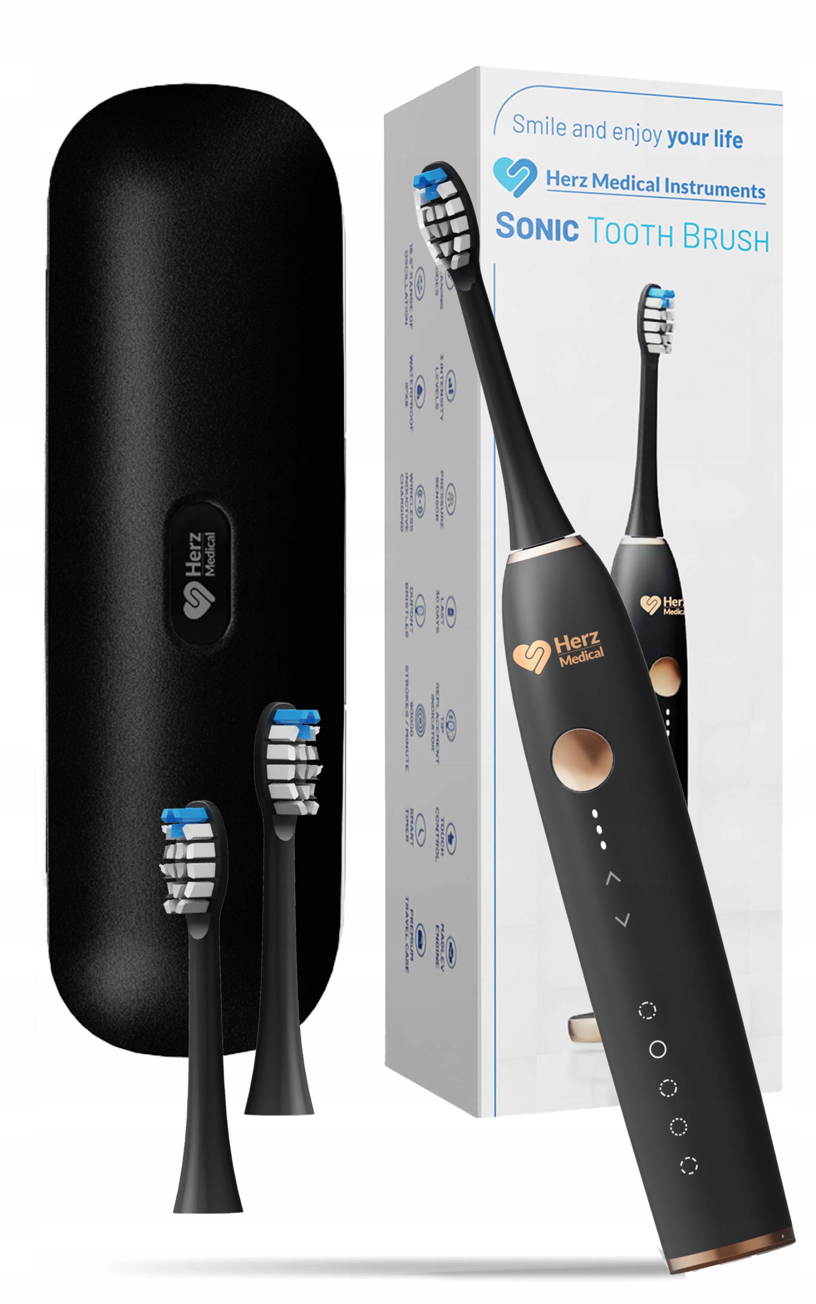 Szczoteczka Soniczna do zębów HERZ Medical 90tys r/min INDUKCJA