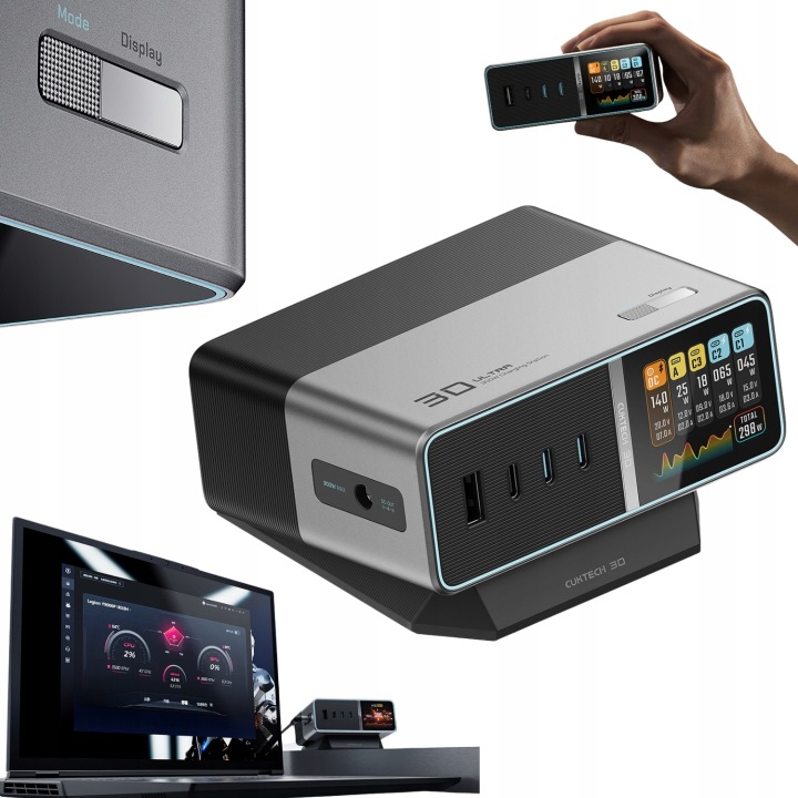 Stacja Ładująca CUKTECH GAN 300W 5w1