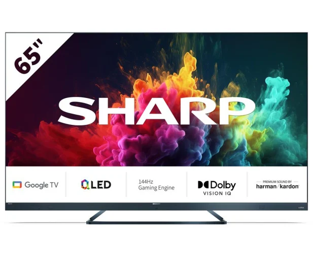 [Neonet] SHARP 65FQ8EG QLED 4K 144Hz Google TV Dolby Vision Dolby Atmos
