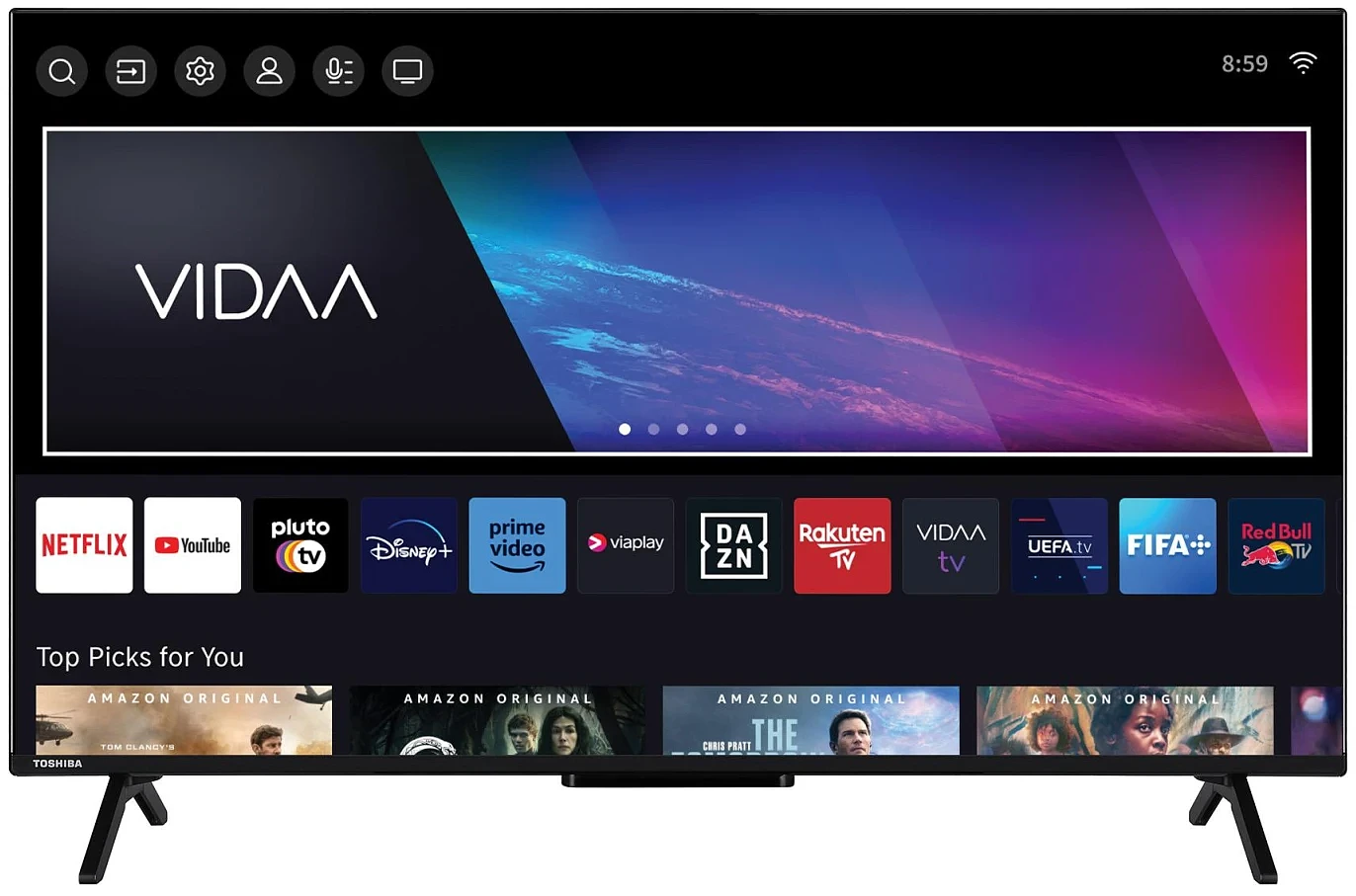 Telewizor 50 cali Toshiba 50QV2463DG QLED 4K UHD VIDAA
