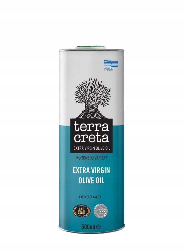 Terra Creta Grecka oliwa z oliwek Extra Virgin 500ml w puszce