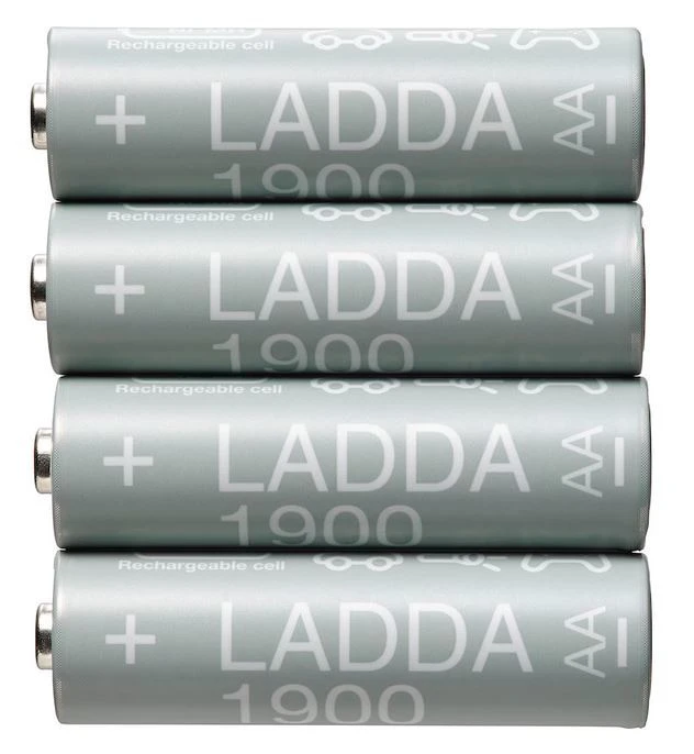 Akumulatorki IKEA LADDA AA 1900mAh Komplet 4 sztuki
