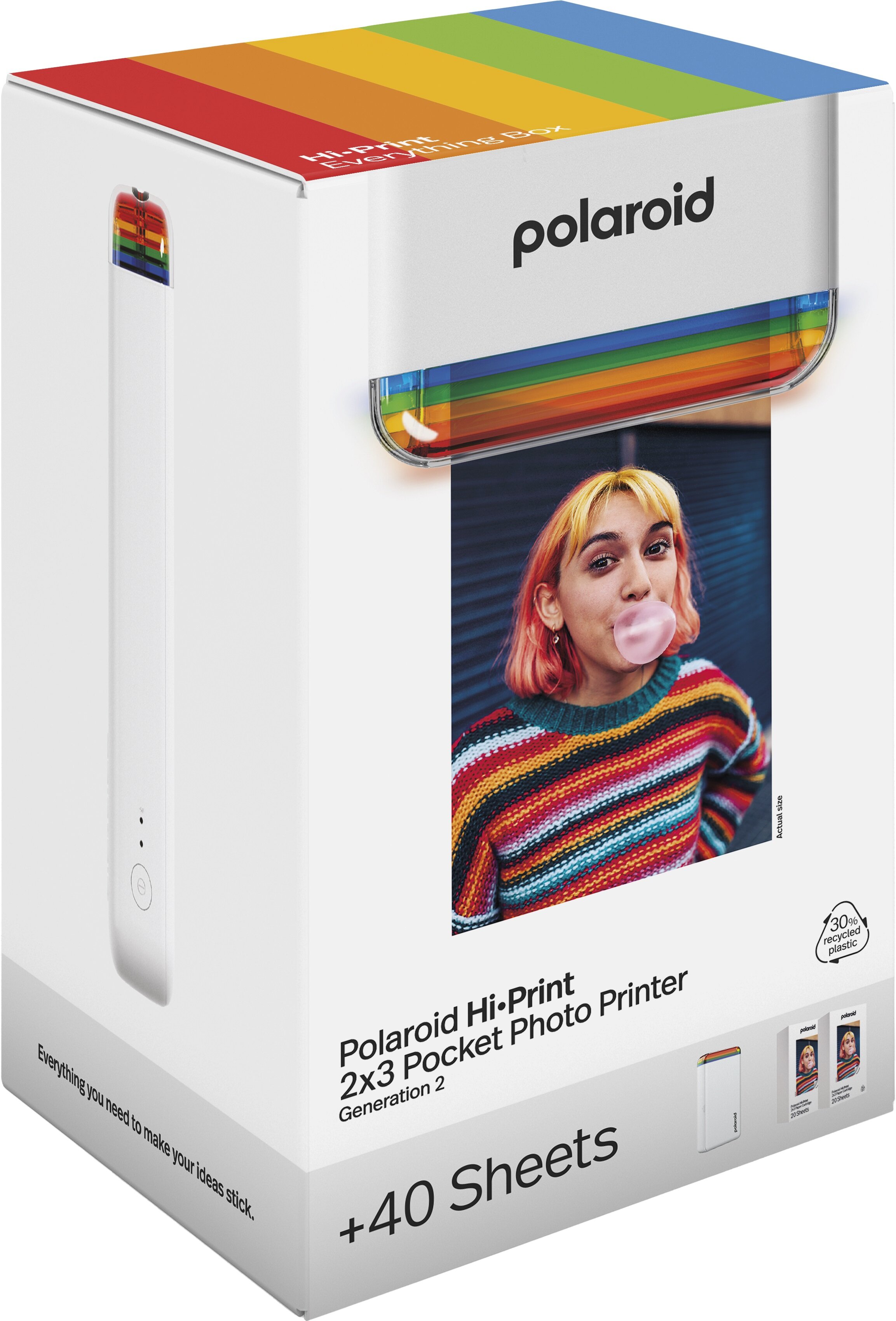 Drukarka POLAROID Hi-Print Gen 2 E-box Bluetooth Biały