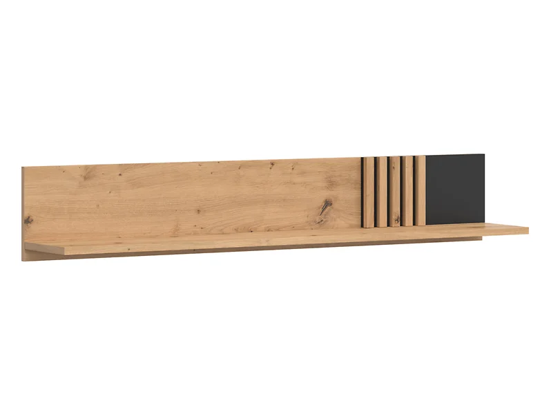 Półka ścienna Vabres 135 cm dąb artisan lamele