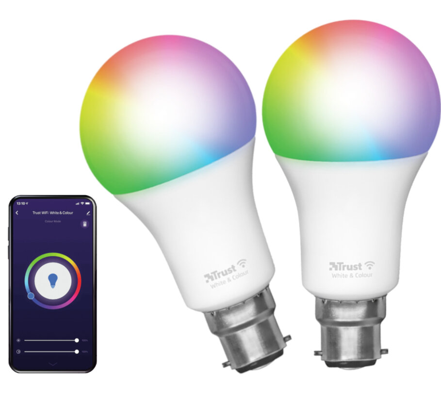 [Media Expert] Inteligentna żarówka LED TRUST 71295 9W B22 Wi-Fi (2 szt.) - tylko w aplikacji Media Expert!