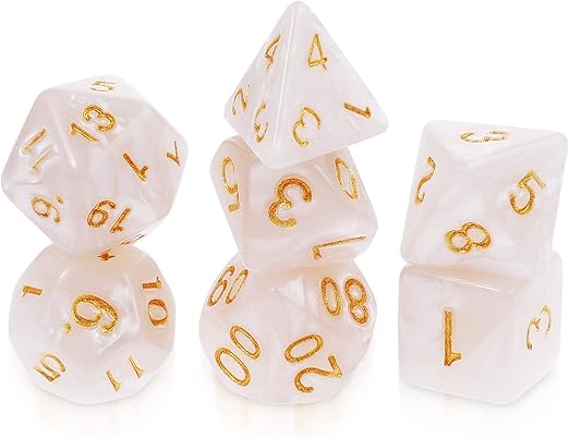 Kości do RPG (Zestaw 7 kości Dungeon and Dragons)