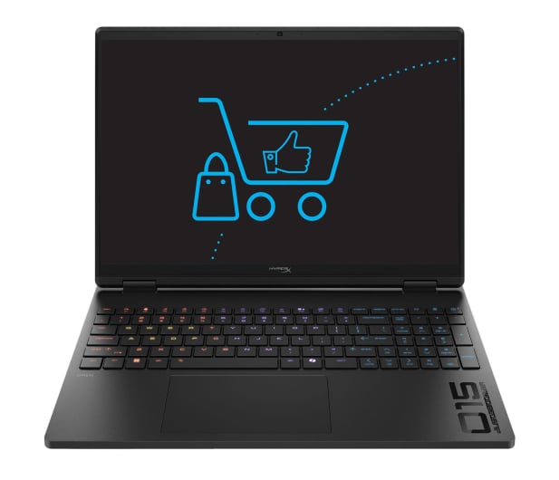 Laptop HyperX OMEN 15 Core i5-14500HX/24GB/512 RTX5060 180Hz + Gratis Słuchawki HyperX Cloud Flight 2 + HP Zasilacz Smart 330W