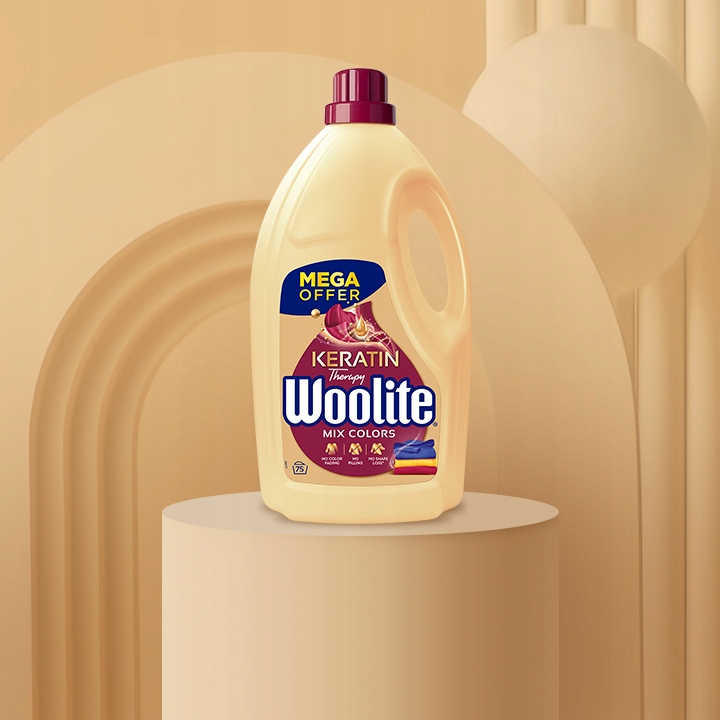 Woolite Płyn do prania Color Keratin 4,5l 75 prań