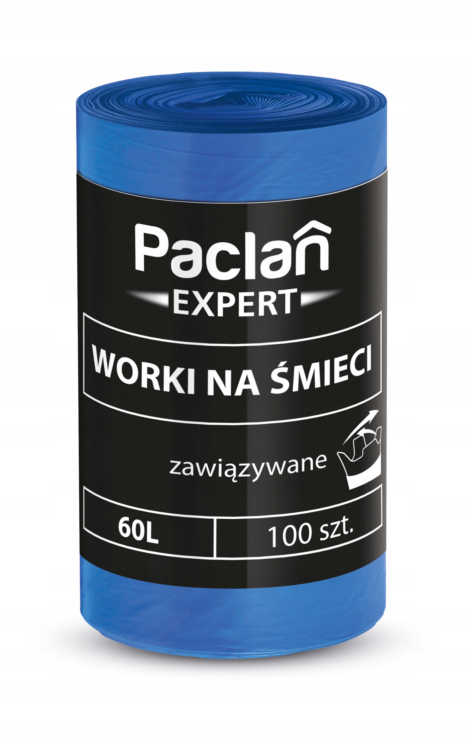 Paclan, worki na śmieci 60l / 100sztuk