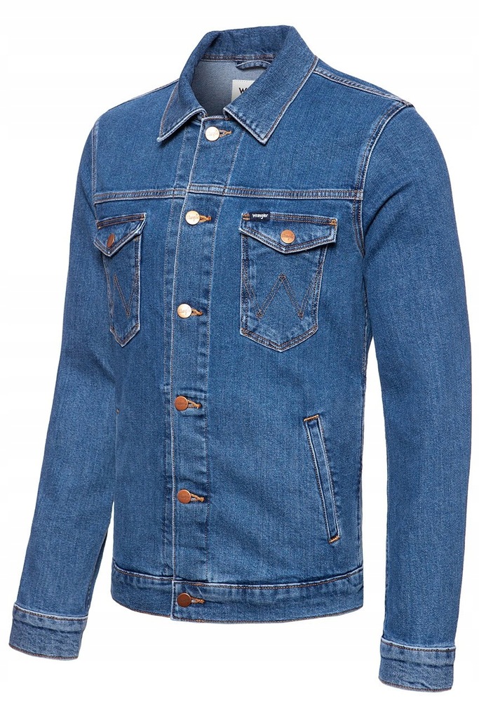 WRANGLER REGULAR MĘSKA KURTKA JEANSOWA PROSTA