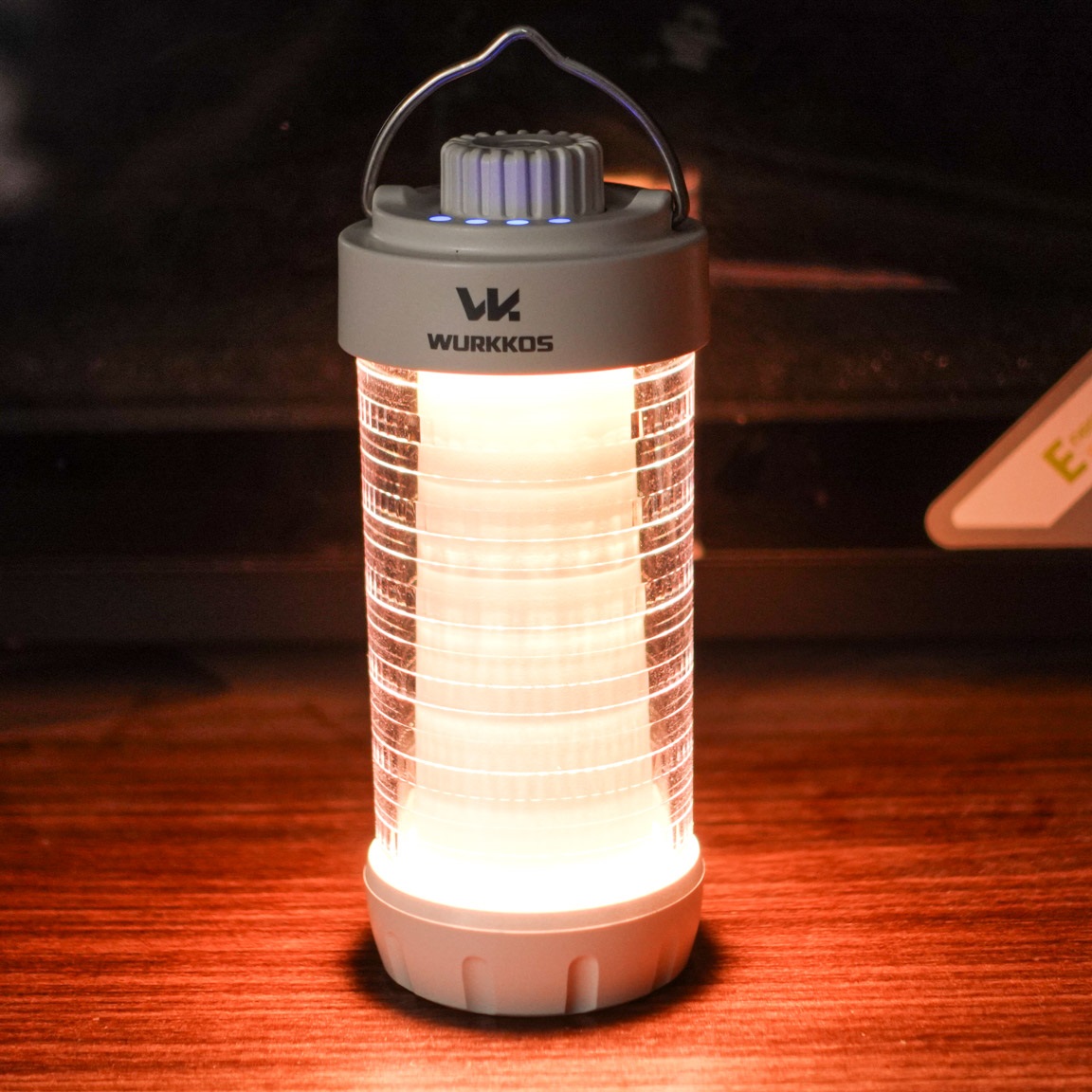 Lampa kempingowa Wurkkos CL01 - światło 550lm, akumulator 5000mAh, ładowanie USB-C (również wsteczne), latarka turystyczna @ Amazon.pl