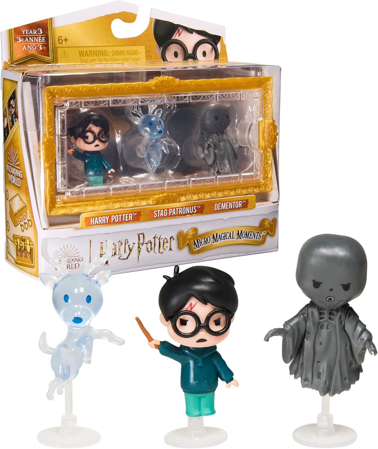 Zestaw figurek Spin Master Harry Potter :Harry Potter/Stag Patronus/Dementor