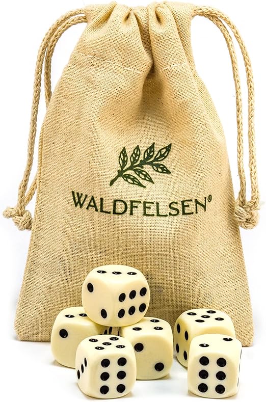 Zestaw kostek Waldfelsen D6 6 szt.